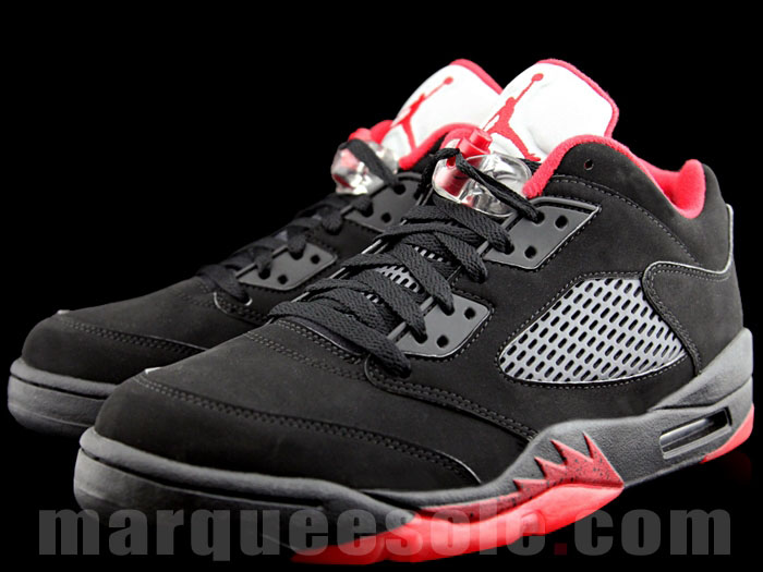 jordan 5 low black