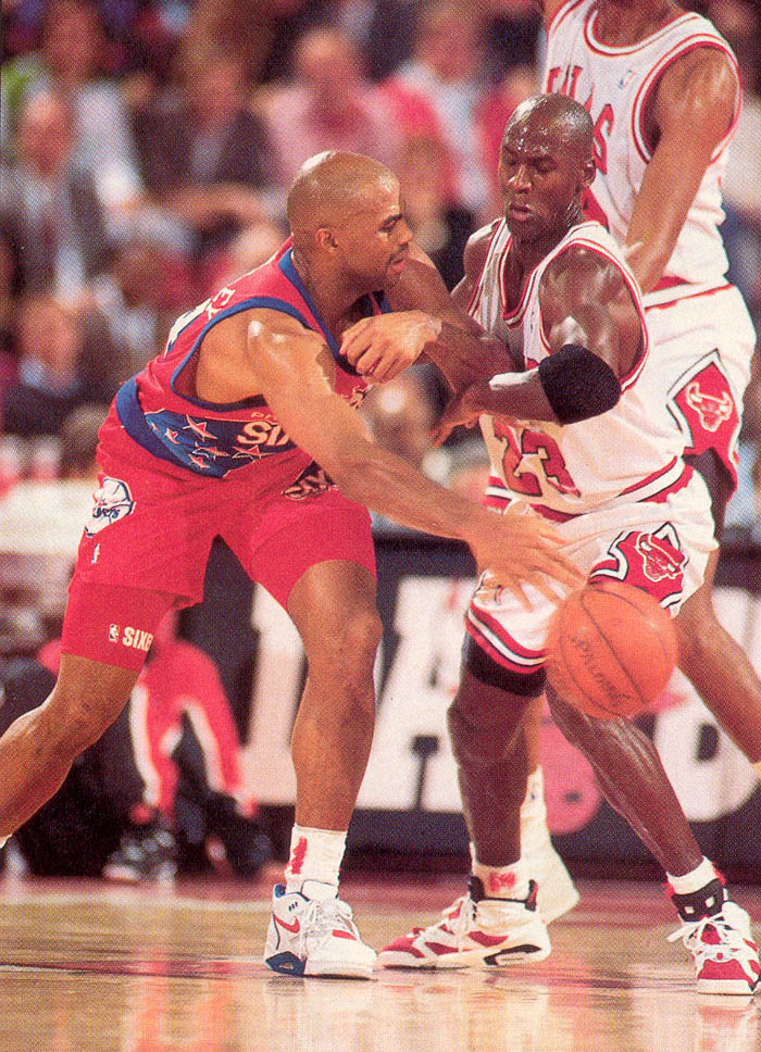 Michael Jordan Wearing Air Jordan VI 6 Carmine (2)