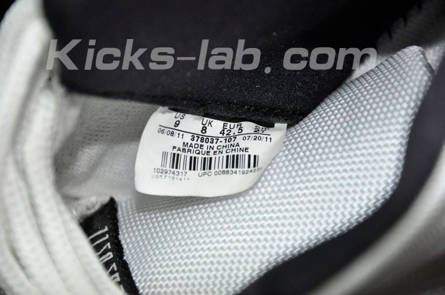 jordan 11 size tag