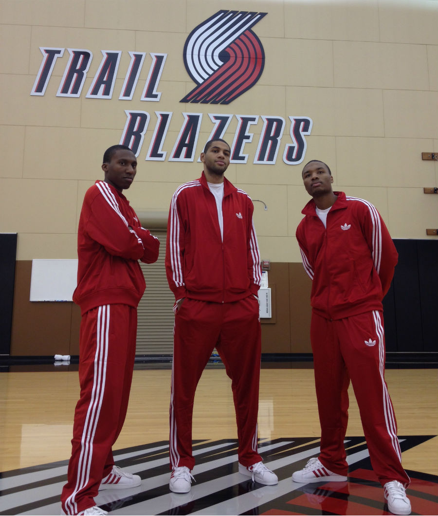 adidas Basketball Celebrates National Tracksuit Day // Damian Lillard, Nolan Smith, Nicolas Batum