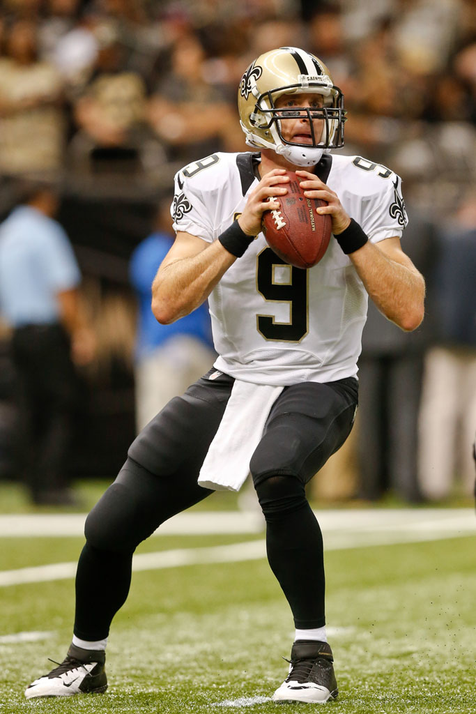 drew brees wearing nike