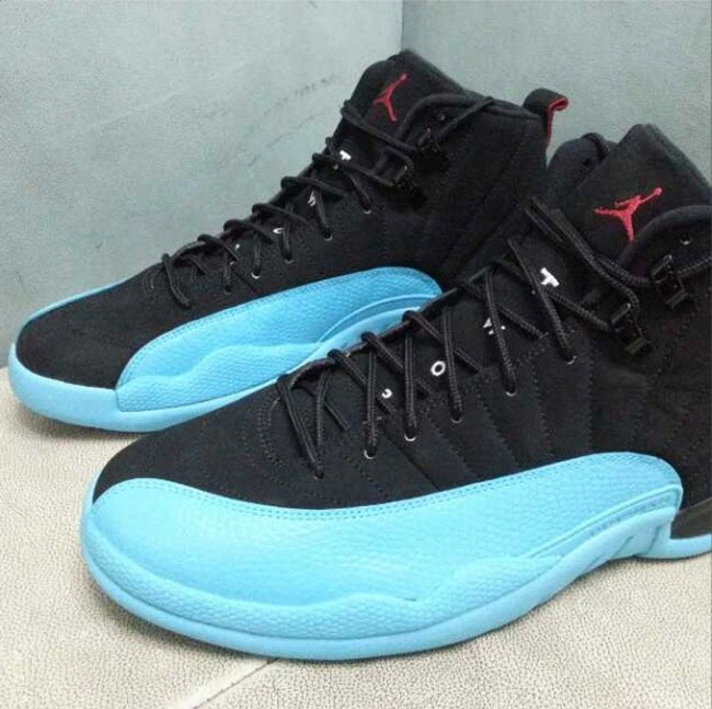 Air Jordan 12 Retro In Black Gamma Blue    Closer Look 