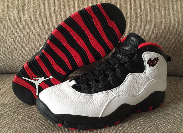 Jordan 10 hot sale black red