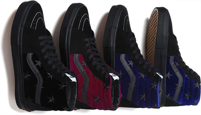 Supreme x Vans Velvet Collection 