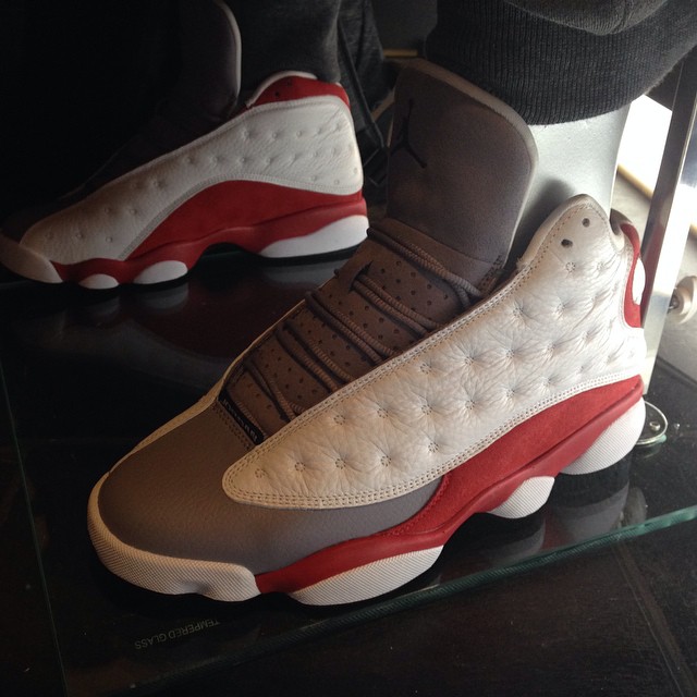 Air Jordan XIII 13 Grey Toe Holiday 2014 (1)