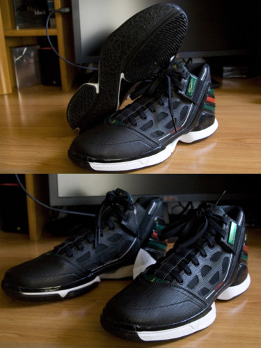 adidas adiZero Rose 2.0 - Black/Forest Green/Red G23691