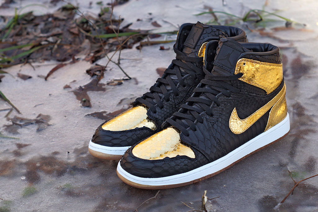 Air Jordan 1 'NYE' Python by JBF Customs for Marcus Jordan (6)