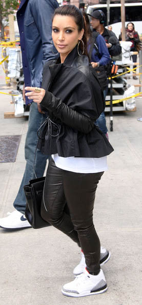 SC Celebrity Sneaker Watch // Kim Kardashian Wears 