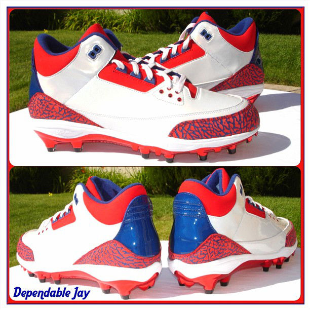 Air Jordan III 3 - Terrell Owens Pro Bowl PE Cleats