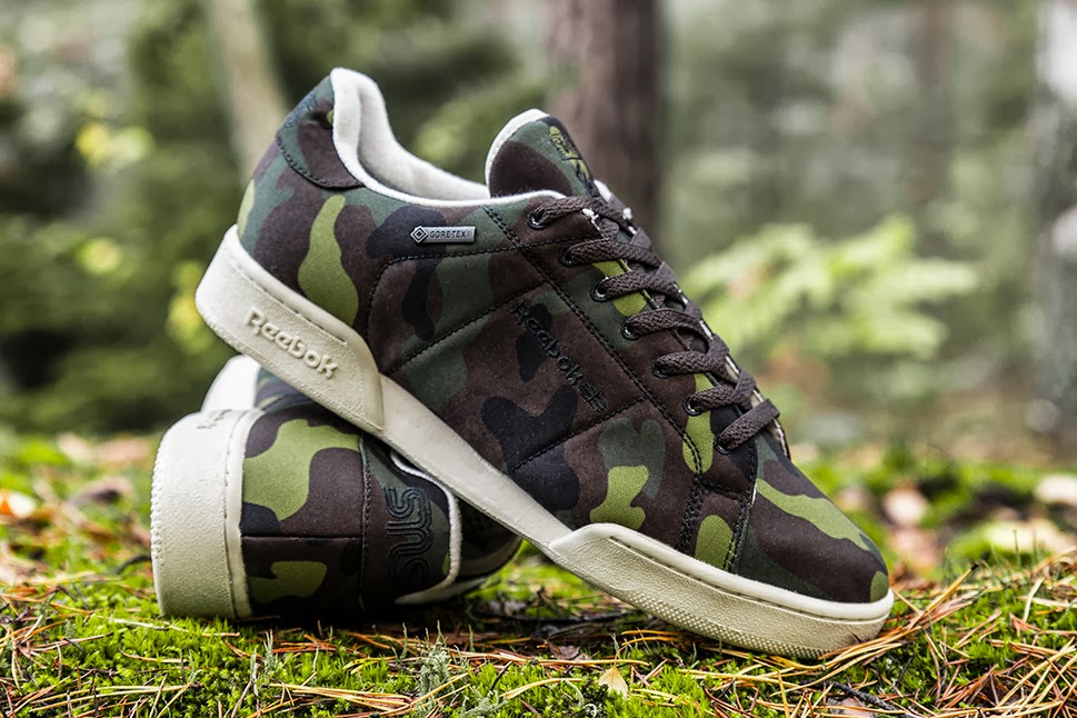 Sneakersnstuff x Reebok NPC II Gore-Tex Camo collaboration