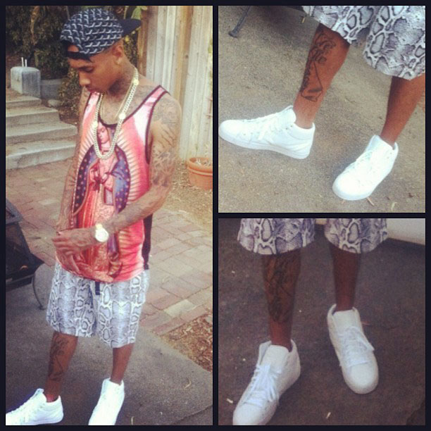 tyga reebok shoes