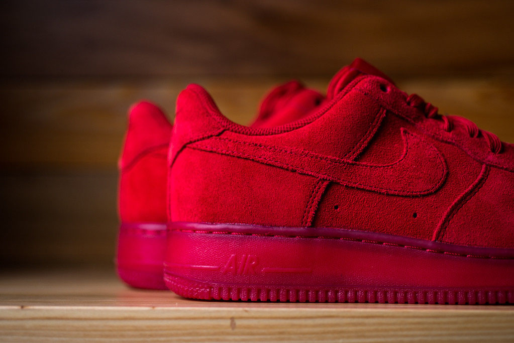 all red air force 1 suede