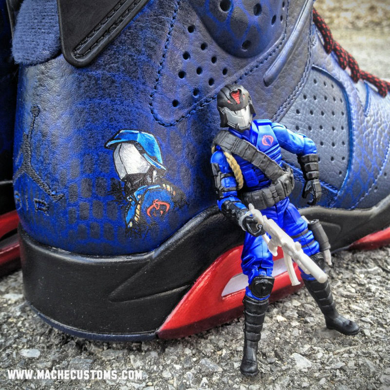 Air Jordan VI 6 Cobra Commander by Mache Custom Kicks (6)