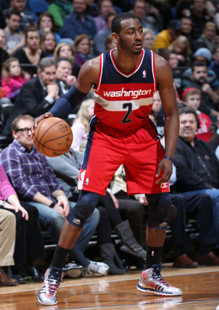 John Wall wearing adidas adipure CrazyQuick Silver PE (5)