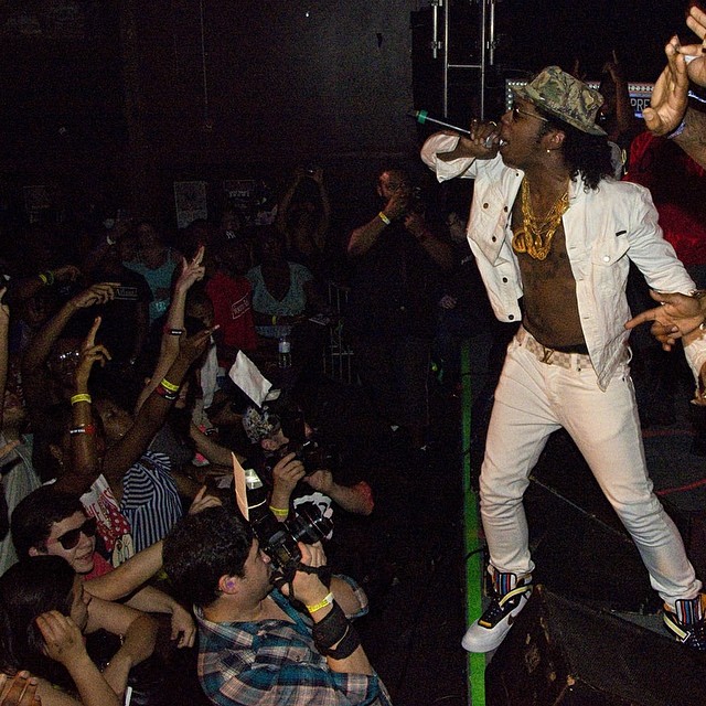 Trinidad James wearing Nike Air Force 1 RT