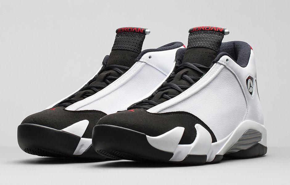 Air Jordan XIV 14 Retro Black Toe Official 487471-102 (1)