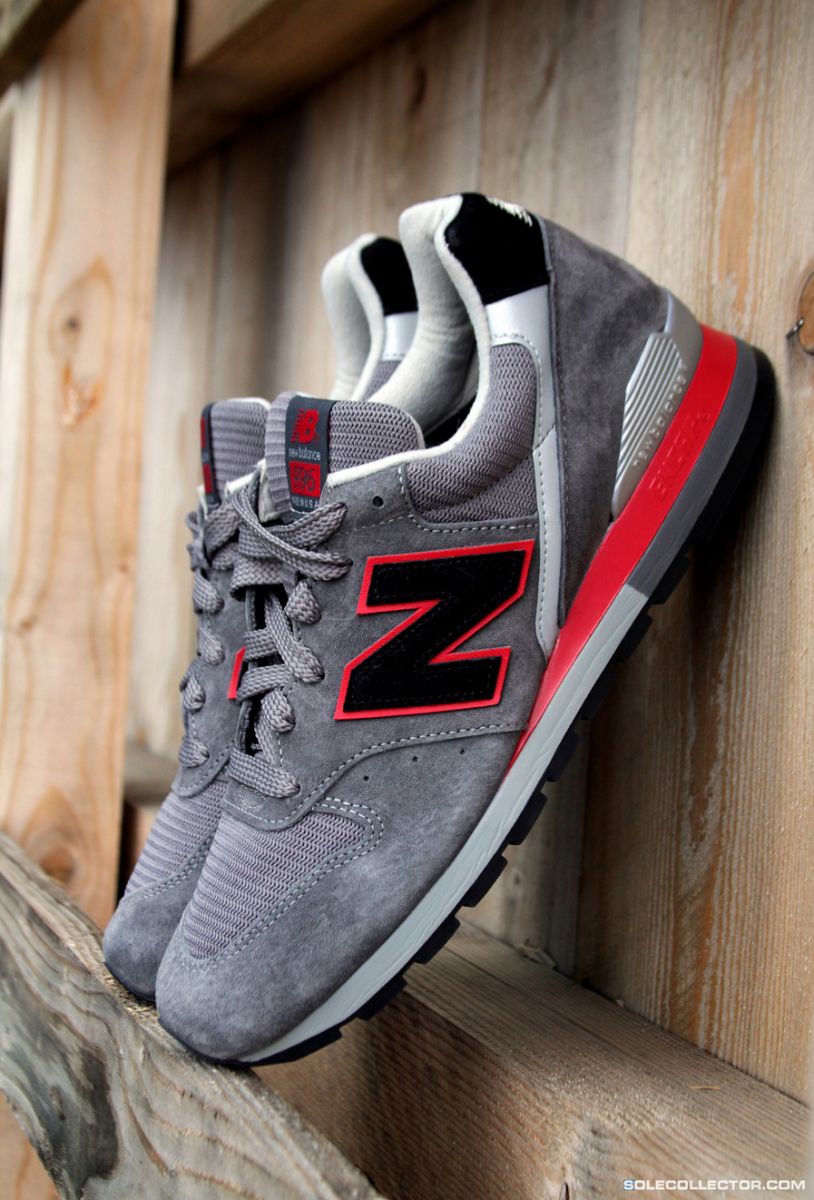 new balance 996 black grey red