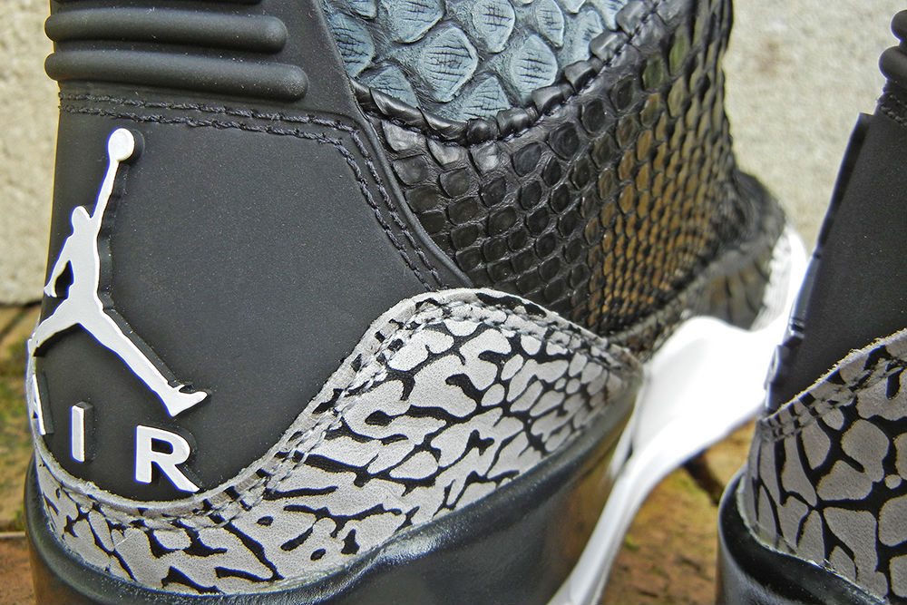 Air Jordan III 3 Retro "Black Python" by JBF Customs (2)