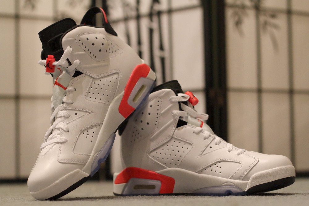 Jordan retro cheap 6 infrared white