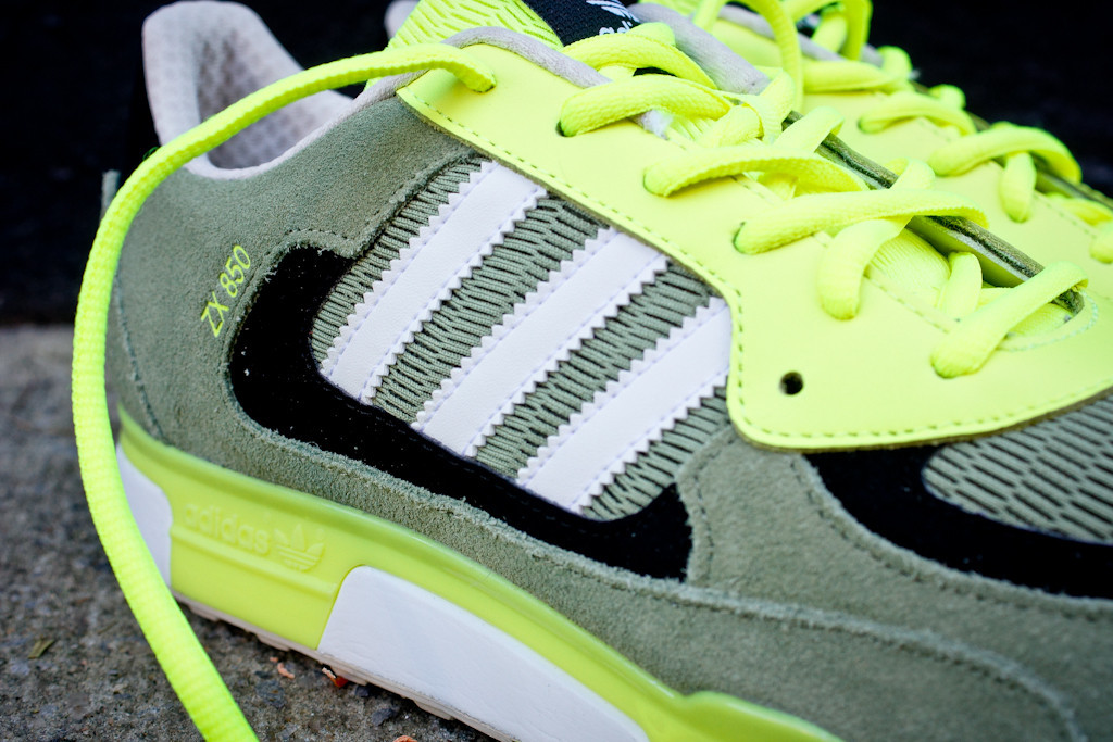 adidas zx 850 olive electric green
