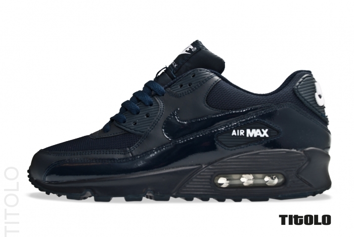 women's black patent leather nike air max 90