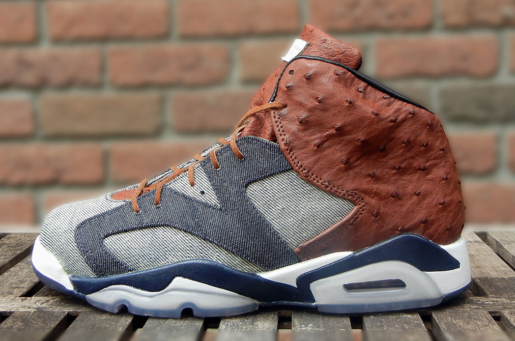 Air Jordan 6 'Ostrich + Denim' by JBF 