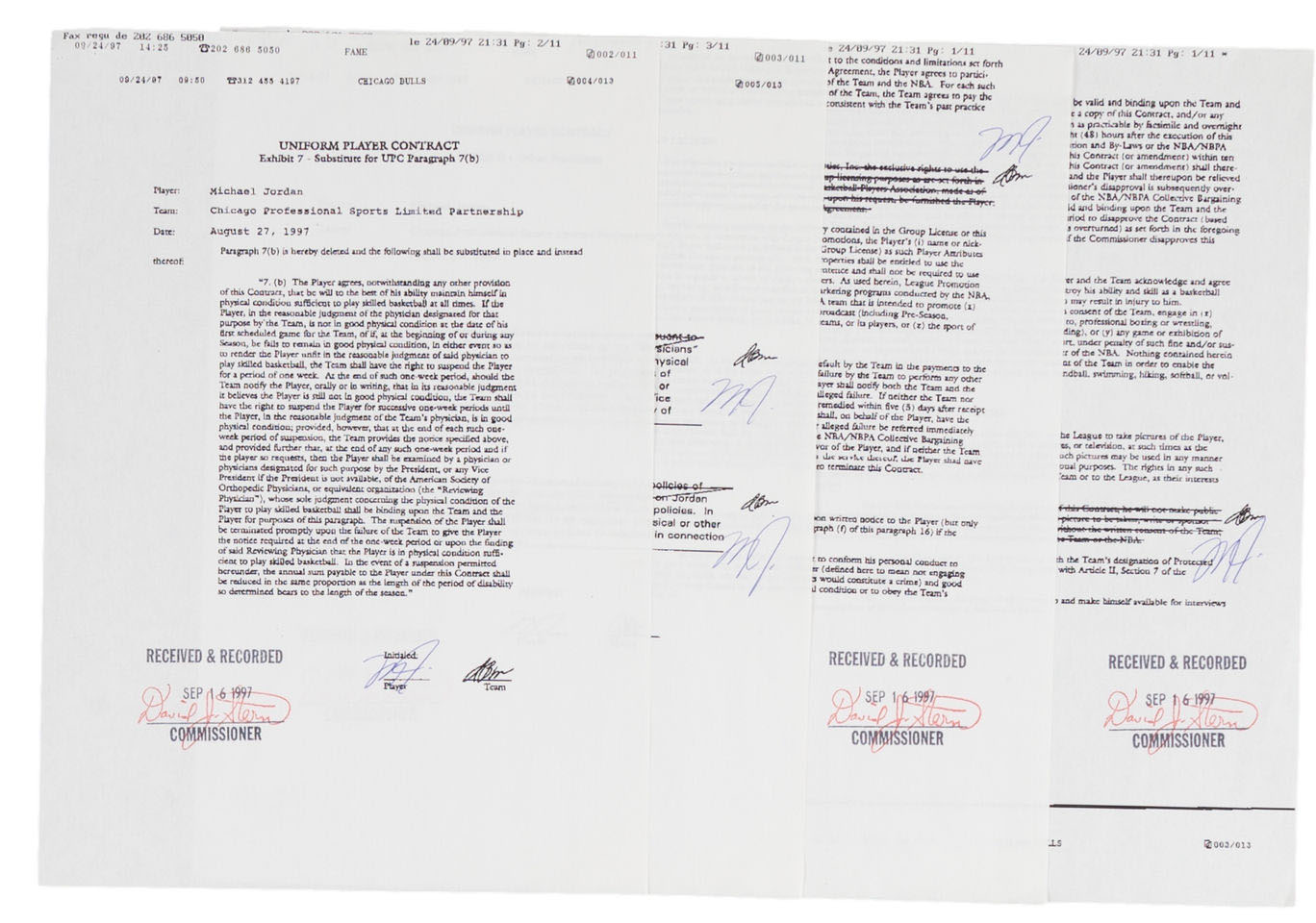 michael jordan's contract with nike