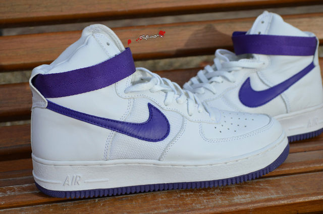 Spotlight // Pickups of the Week 12.29.12 - Nike Air Force 1 High LEA Mesh White Varsity Purple by af1 lova