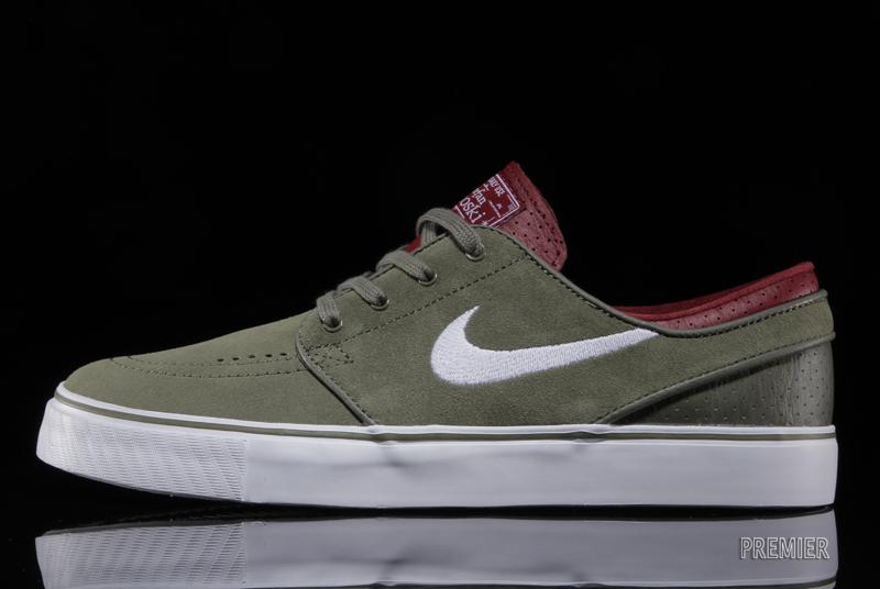 Nike SB Zoom Janoski Medium Olive Team Red Complex