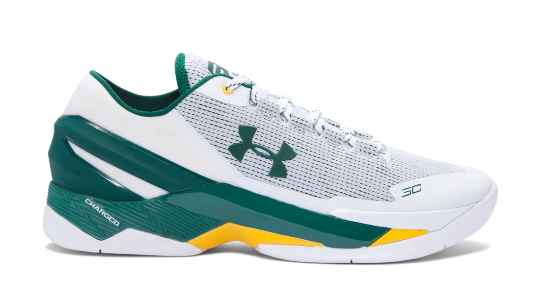 Under Armour Curry 2 Low "Oakland A's" | Armour | Release Dates, Sneaker Calendar, Prices & Collaborations
