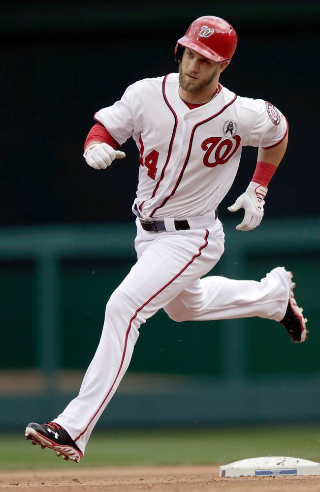 SoleCollector - Bryce Harper wearing a Kobe jersey under