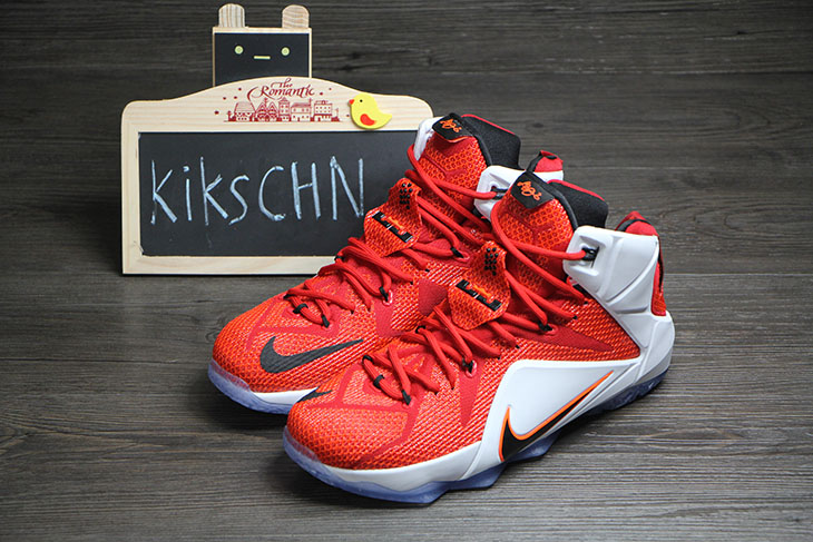 lebron 12 red and white