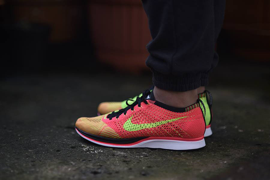 onealz in the 'Hyper Punch' Nike Flyknit Racer