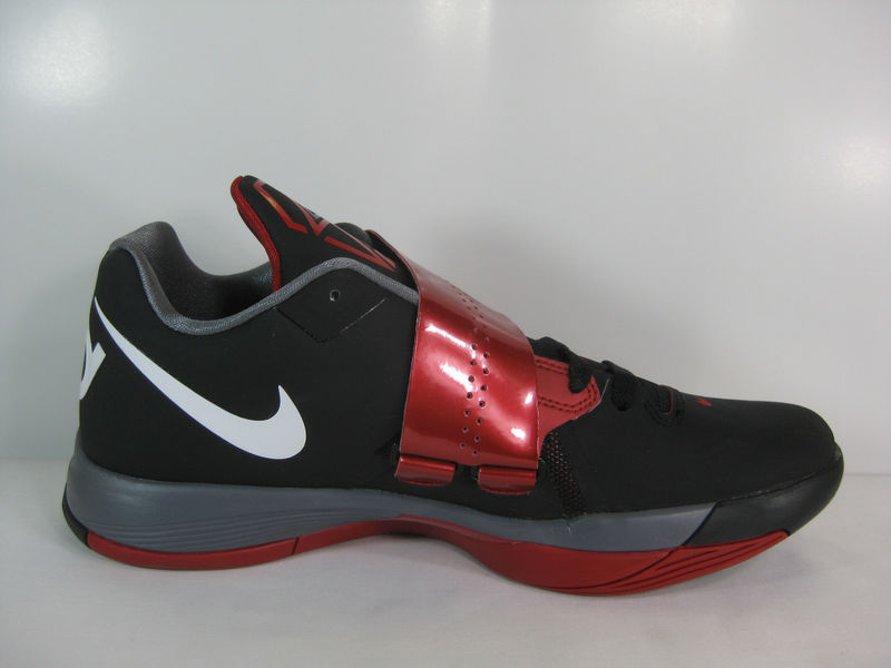 Nike Zoom KD IV Black White Varsity Red 473679-003 (4)