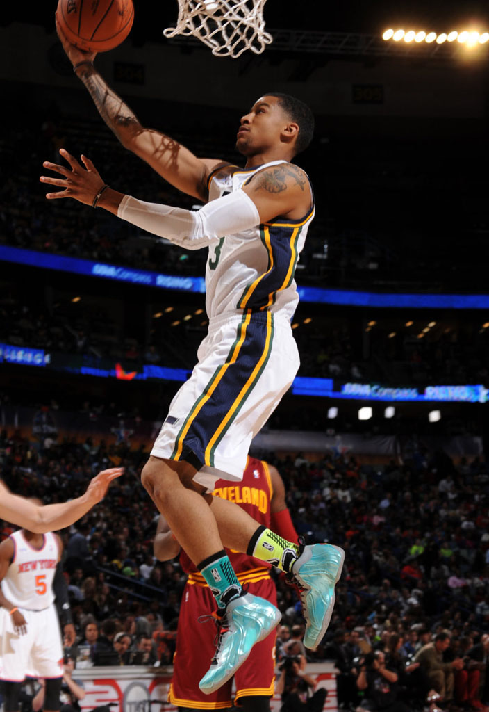 Trey Burke wearing Nike Air Flightposite Exposed Year of the Horse