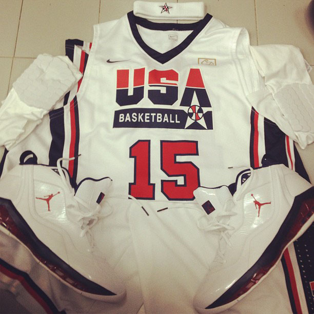 Team Usa Wearing Throwback 1992 Dream Team Uniforms Today Sole Collector