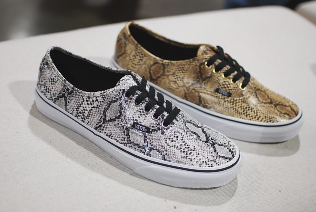 Vans shop snakeskin plimsolls