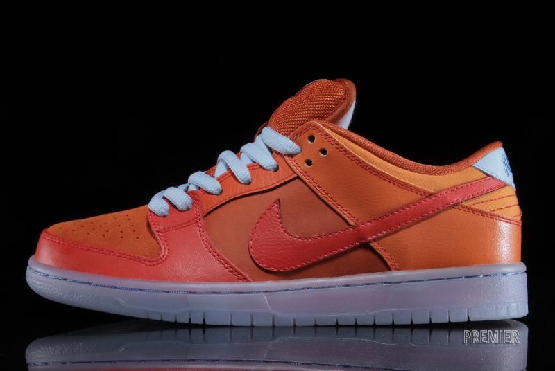 orange and blue nike sb