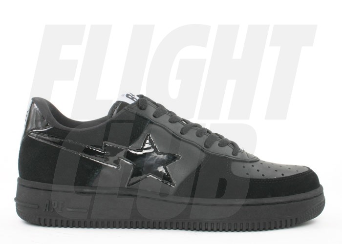 all black bapesta