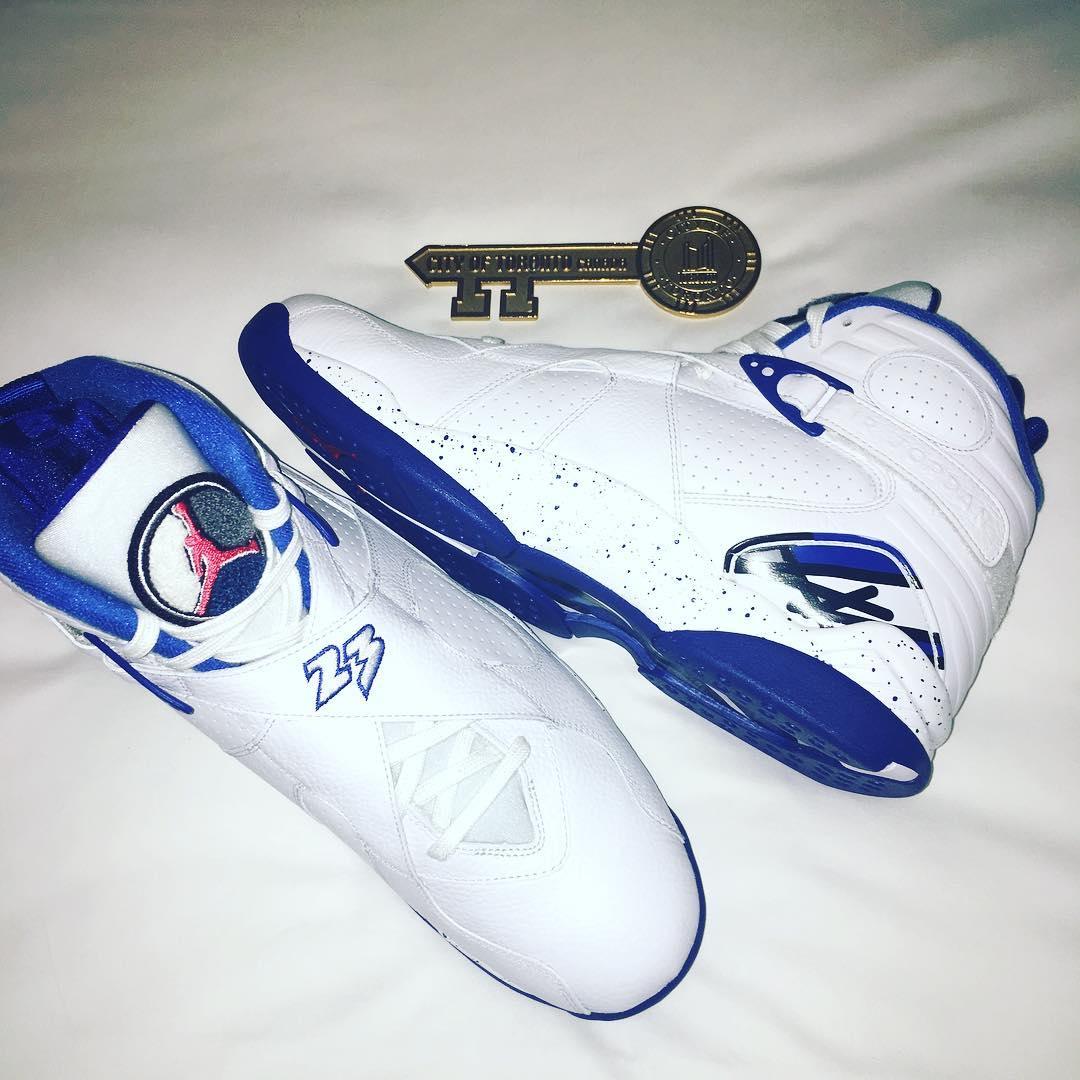 jordan 8 white blue