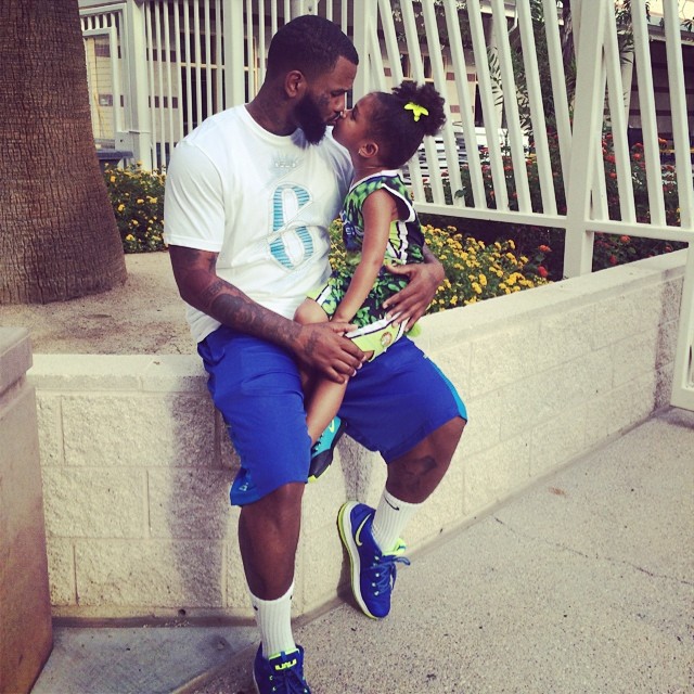 The Game wearing Nike LeBron XI 11 Low Sprite