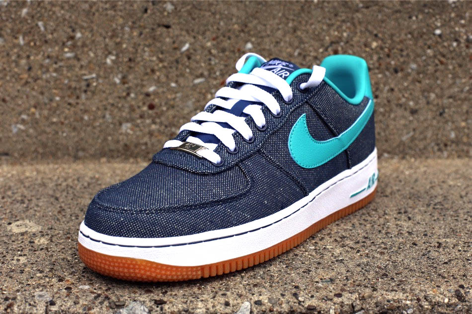 Nike Air Force 1 '07 Canvas - Squadron Blue / Sport Turquoise | Sole ...