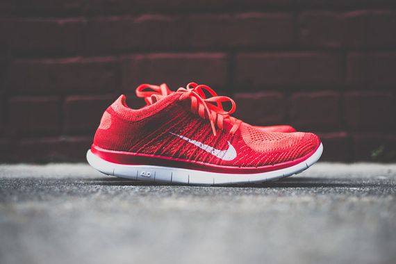 Nike WMNS Free Flyknit 4.0 - Bright Crimson | Sole Collector