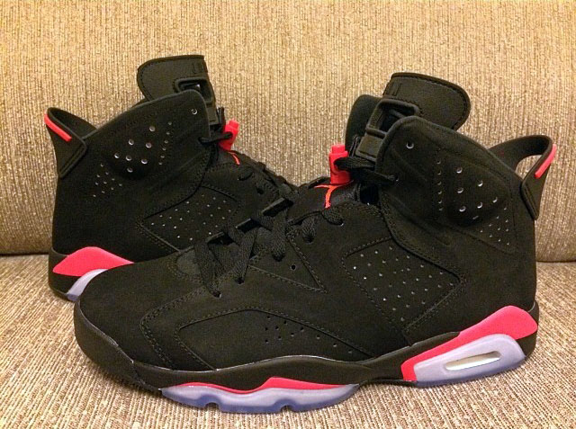 Air Jordan VI 6 Black/Infrared (1)