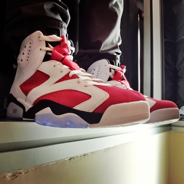 carmine 6 on feet