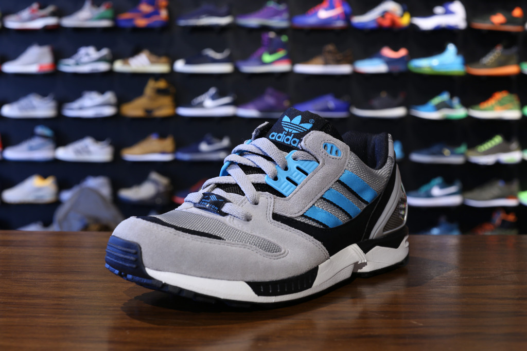 adidas ZX8000 - Aluminum/Samba Blue | Sole Collector