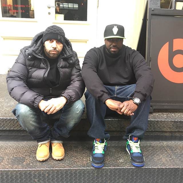 DJ Funk Flex wearing Air Jordan IV 4 Doernbecher