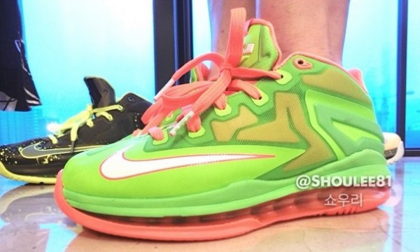 Lebron 11 neon outlet green