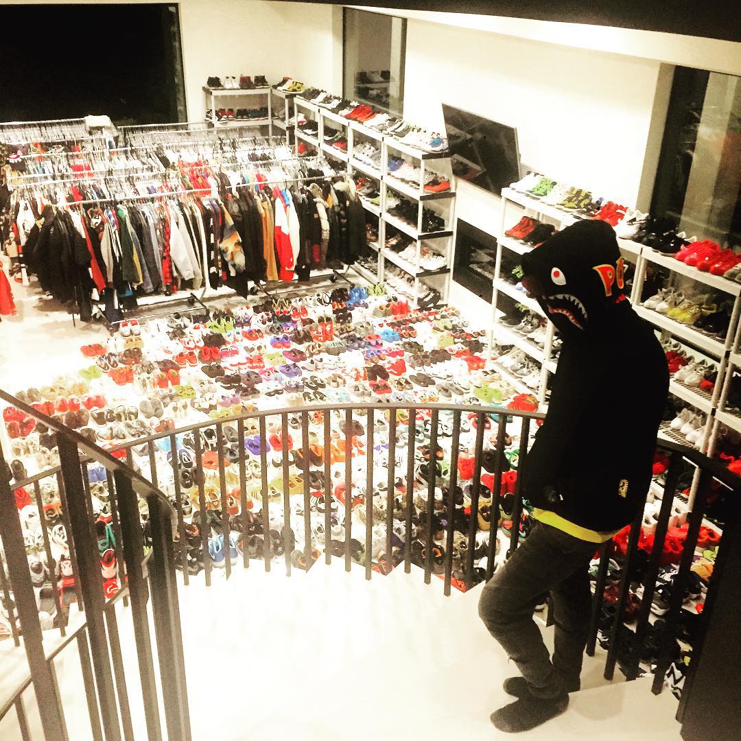 The 15 Best Celebrity Sneaker Closets Sole Collector