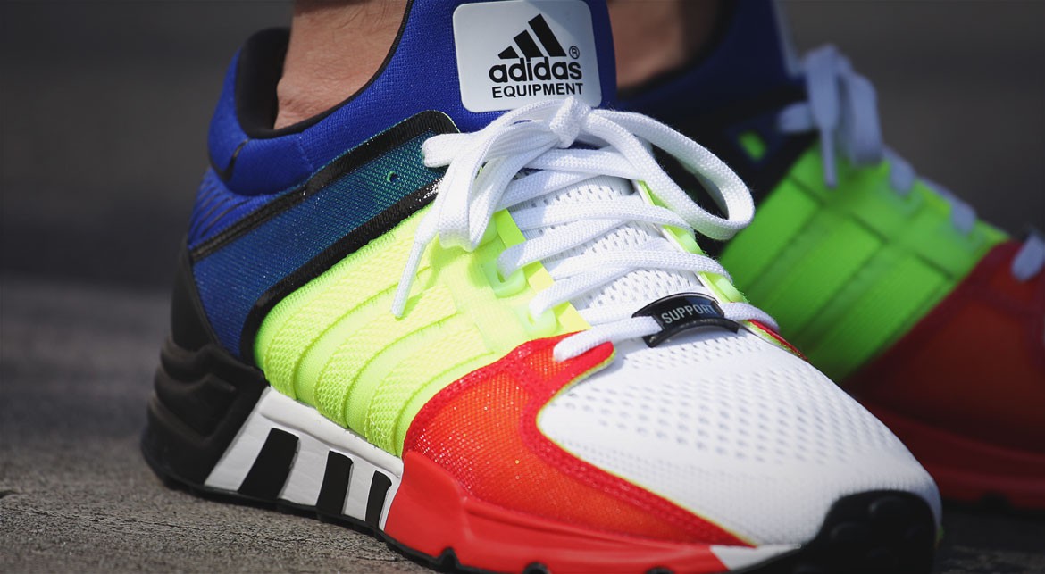 adidas color block shoes